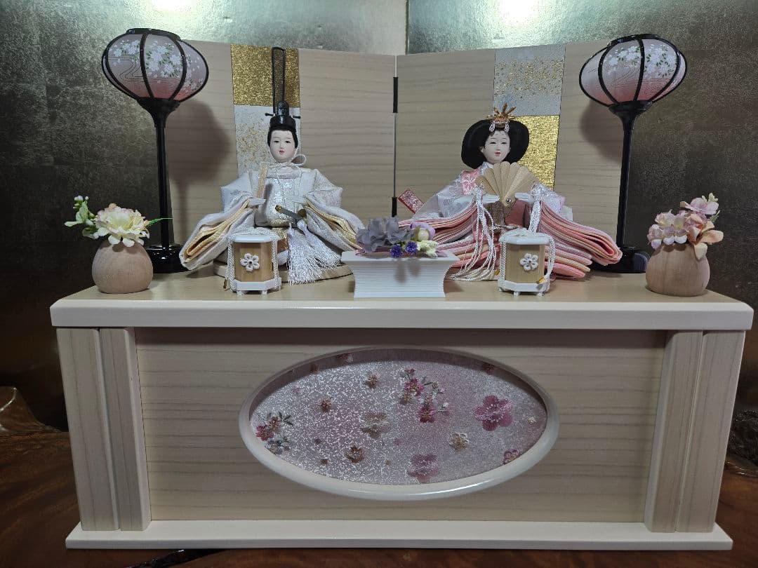 【一点限り】雛人形 収納飾り 　HS26