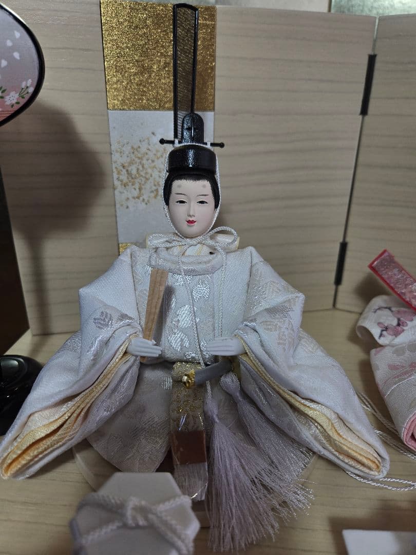 【一点限り】雛人形 収納飾り 　HS26