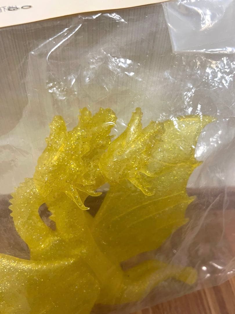 羽沢組 Gメモリーズセレクション ゴジラ キングギドラ　クリアイエロー　ソフビ