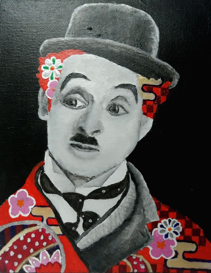 Chaplin 絵画 原画 ドローイング アート 2点