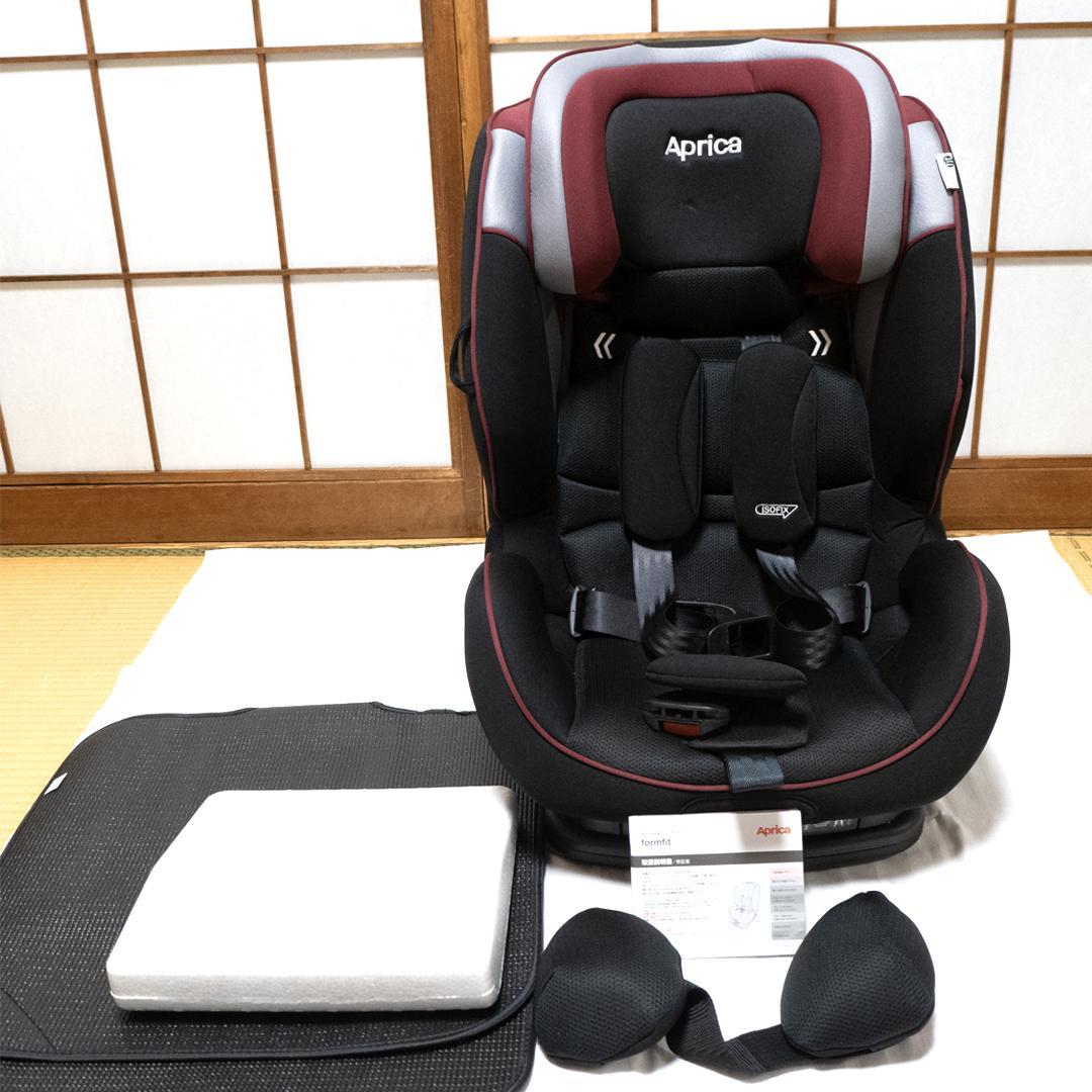 Aprica フォームフィット ISOFIX 付属品完備 保護マット付