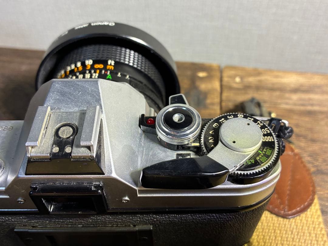 希少CanonAE-1 フィルムカメラ＋FD28mm F2.8レンズヴィンテージ