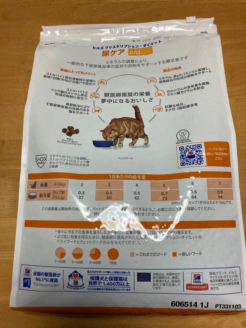 ヒルズ　尿ケアc/dマルチケア　4kg キャットフード　猫　療養食