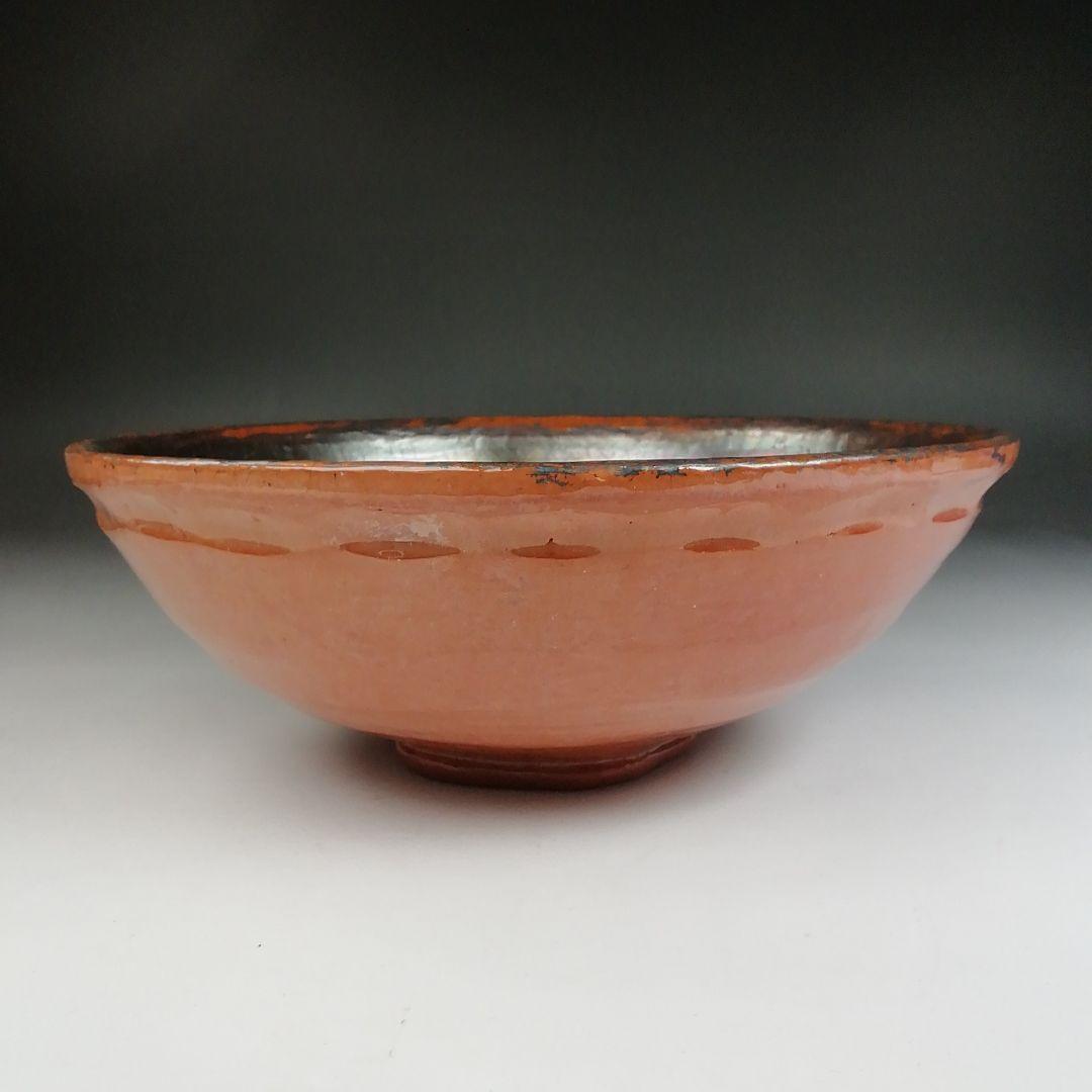 Ｔ８２２　嶋台茶碗　『金銀一双』『宗楽 造』　共箱　茶道具