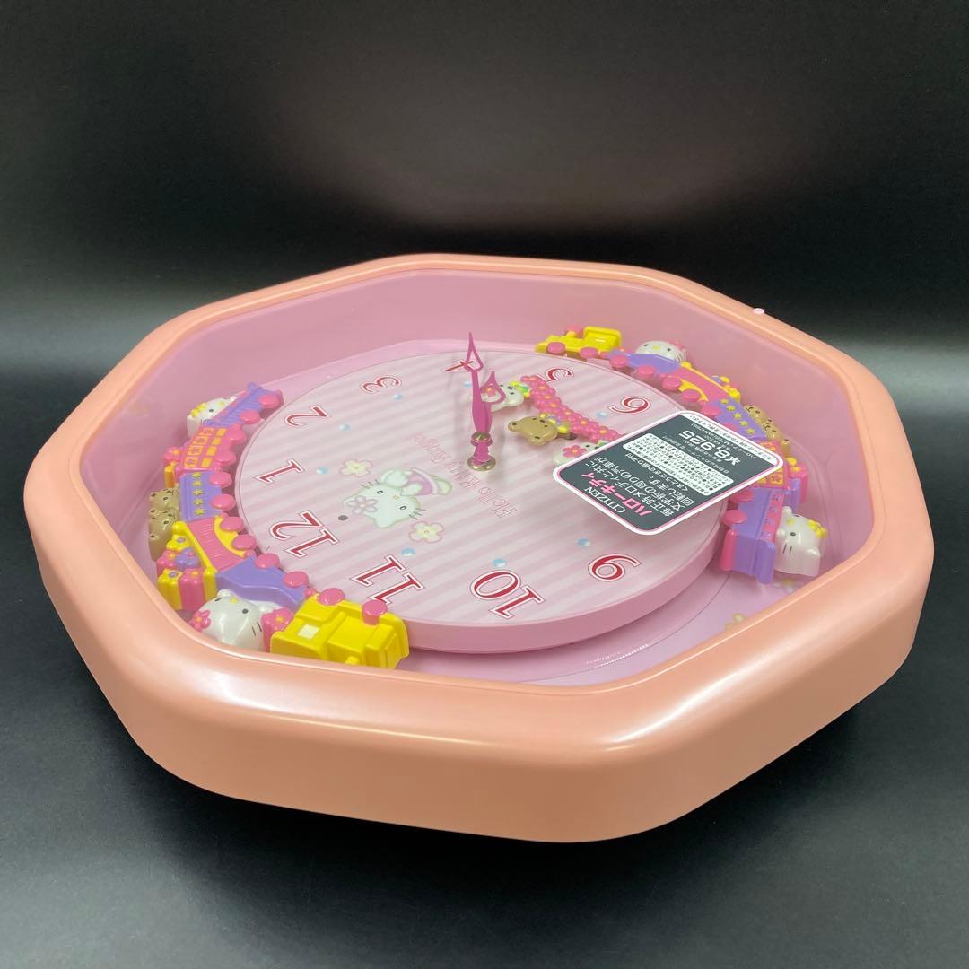 CITIZEN ハローキティ 壁掛け時計 M766 ピンクパール色 サンリオ