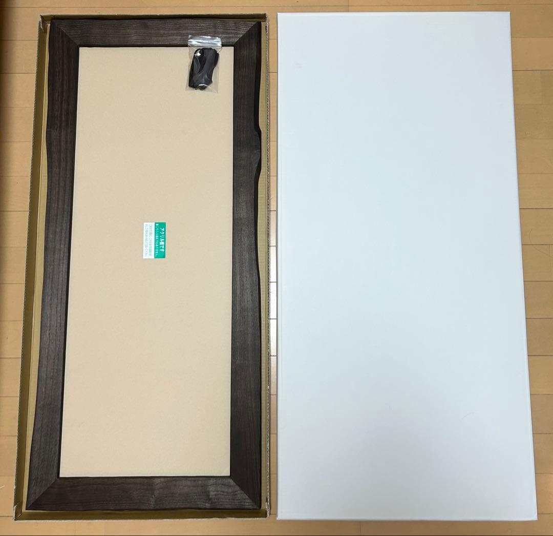 越後桐 手ぬぐい額 天然木 新潟県産 桐 額 アート インテリア