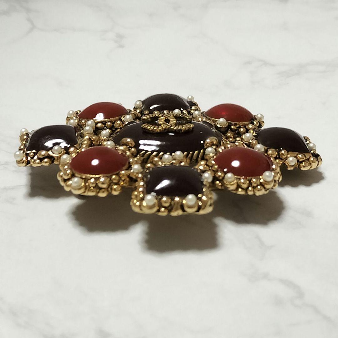 シャネル CHANEL◆ヴィンテージ ブローチ グリポア フェイクパール