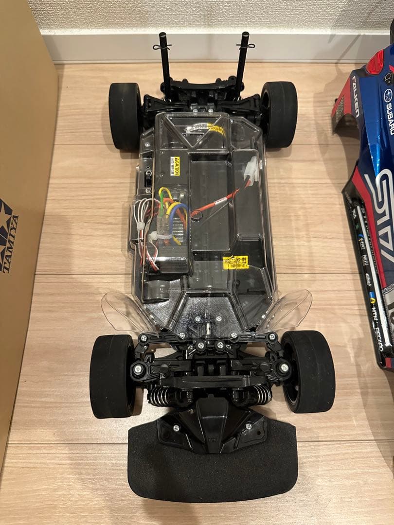 ラジコン　タミヤ　XB SUBARU WRX STI NBR 完成品