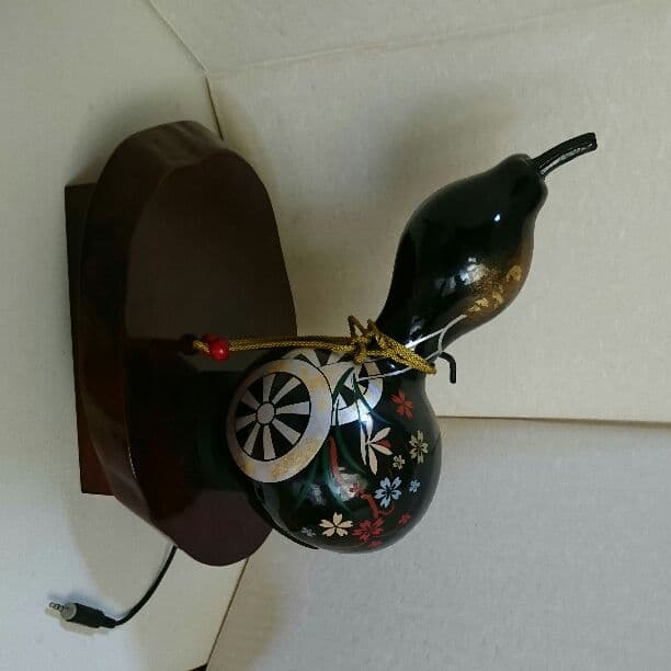 瓢箪を使った漆絵スピーカー