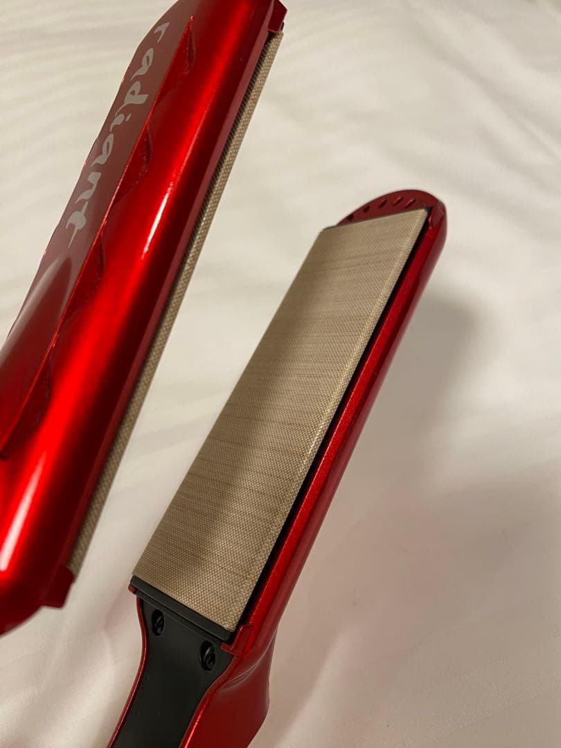 radiant ストレートヘアアイロン レッド35mm