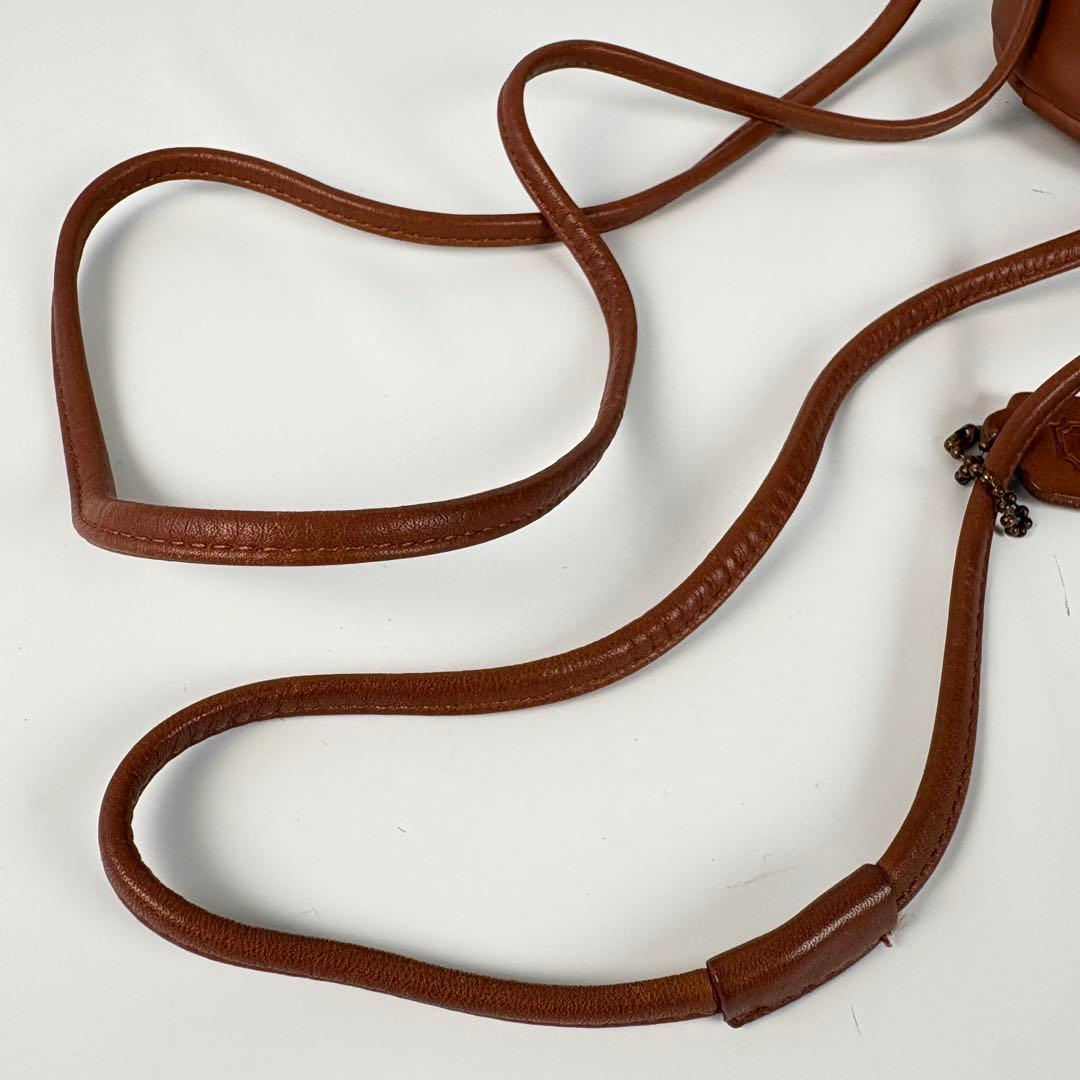 レア箱付　美品　オールド　コーチ 巾着 ショルダーバッグ USA製　4144