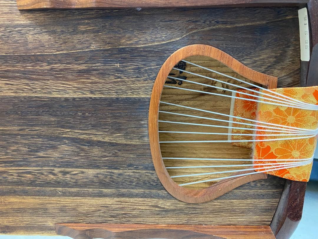 琴 お筝 筝 13弦 小川謹製 焼き印 くり甲