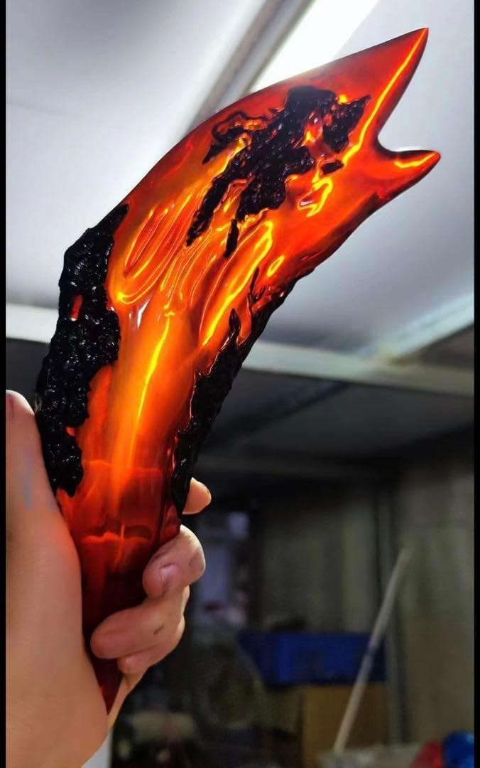 ウルトラマンベリアル　デビルスプリンター　プロップ造形 発光ギミック