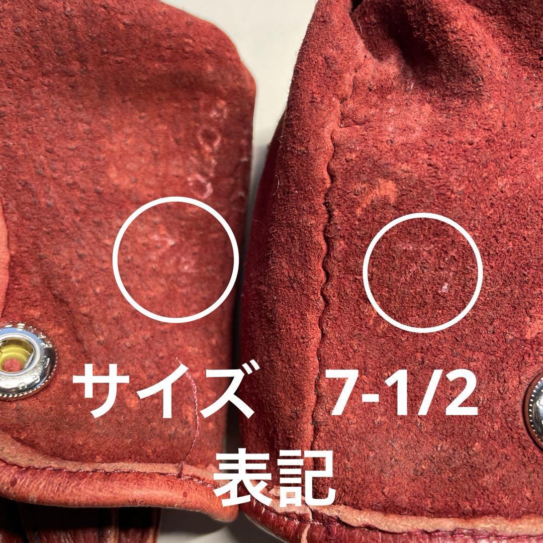 デンツ ペッカリー 7-1/2 ライニング無し　KIRSCHカラー（赤茶色）