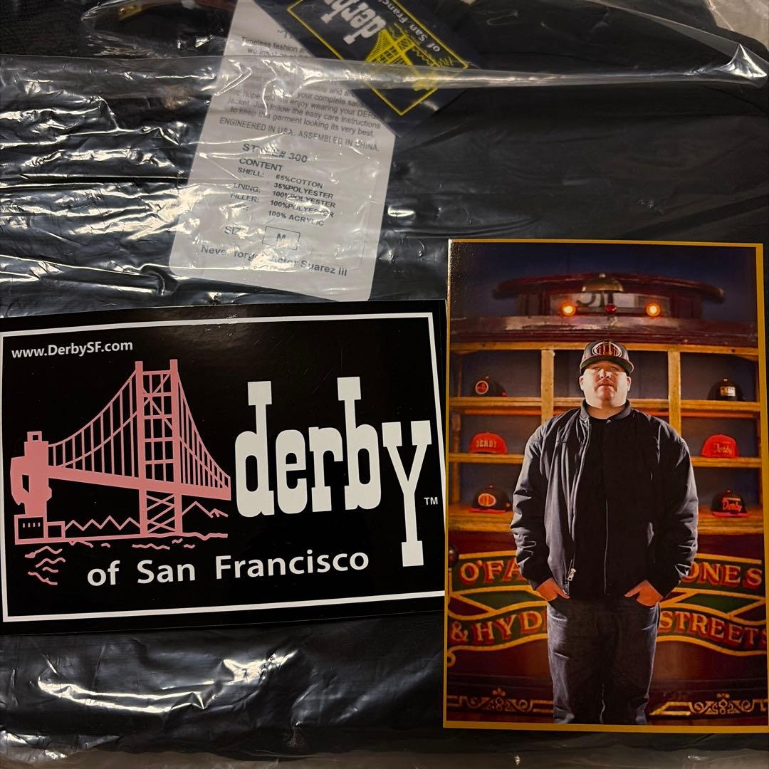 新品 Mサイズ ダービーオブサンフランシスコ 黒 金