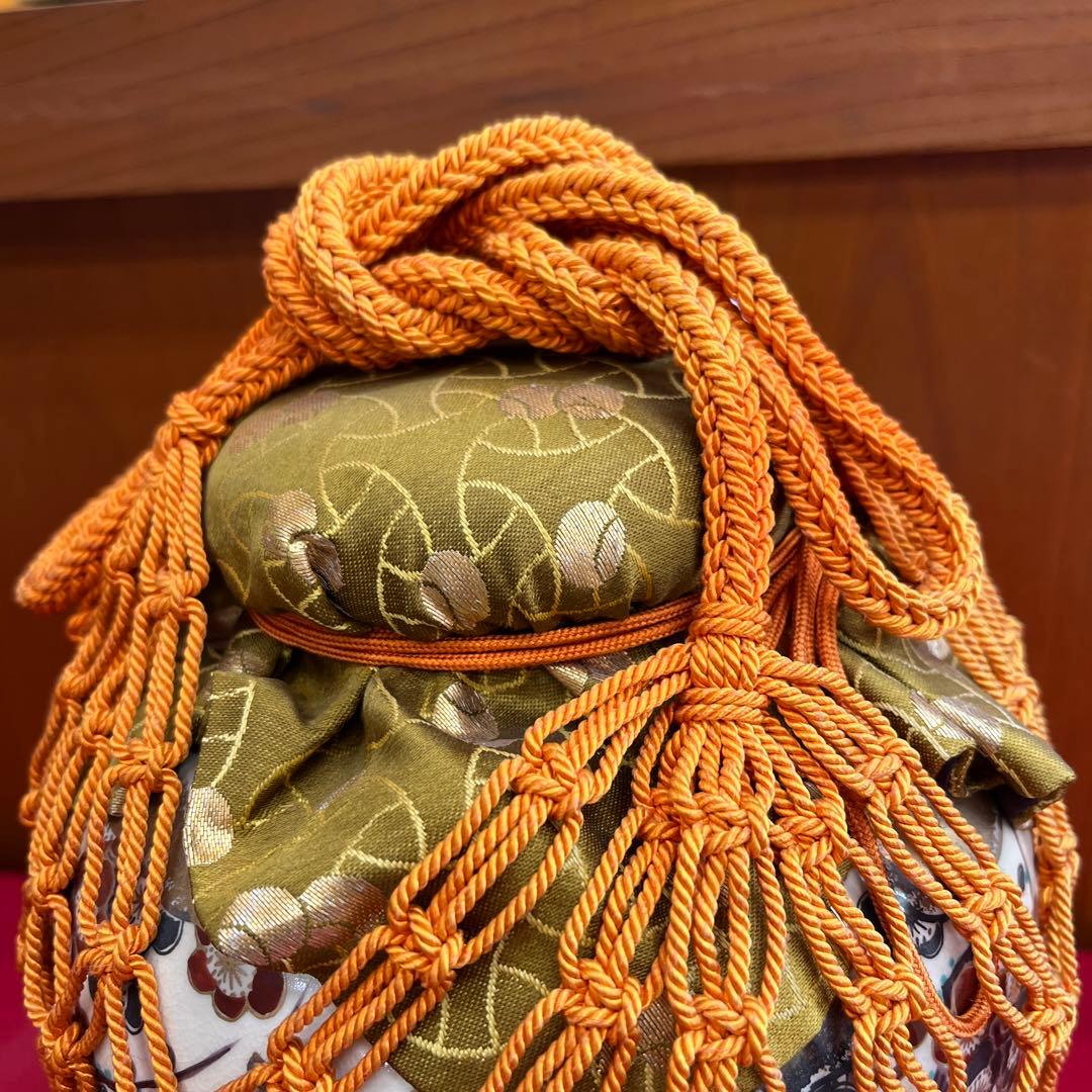 飾り壺　茶道具　仁清写　梅月