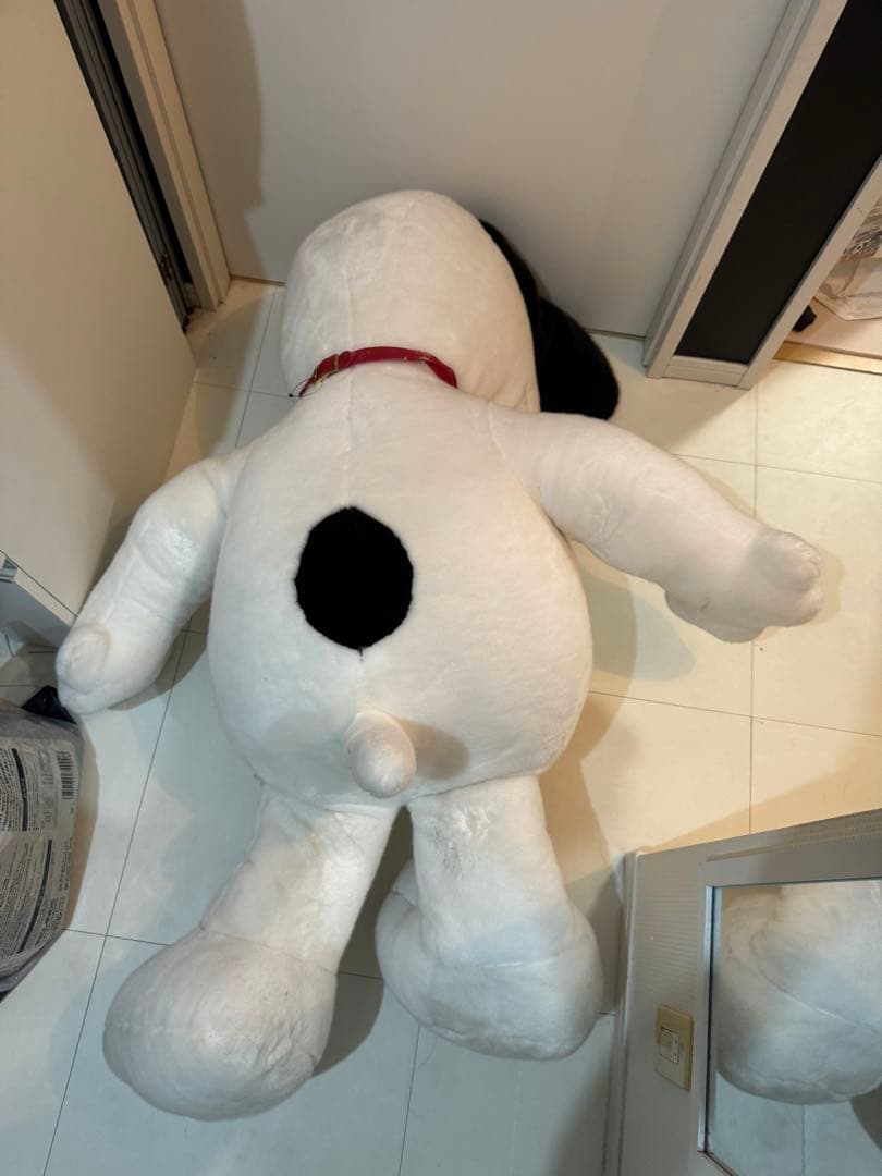 スヌーピー 巨大 ぬいぐるみ 縦121cm 横51cm 送料込