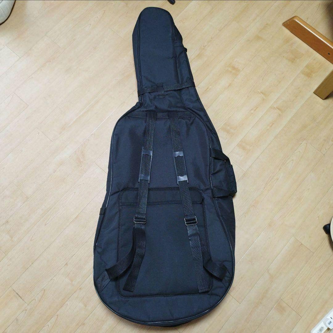 チェロ　ソフトケース　フルサイズ　黒