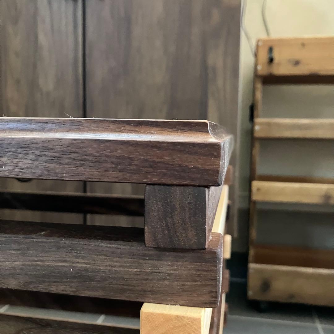 マッキー様用　サイドテーブル　フロアランプ　ウォールナット　無垢材　ハンドメイド