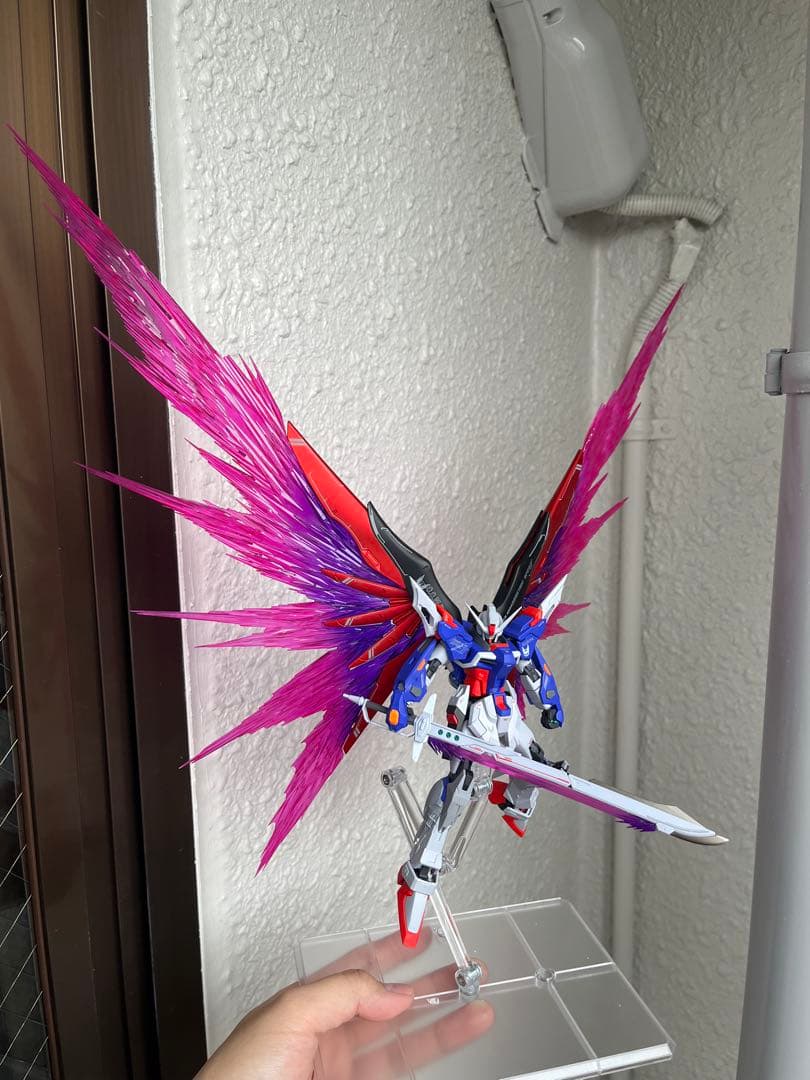 hgデスティニーガンダム SpecII ゼウスシルエット&光の翼•最終値下げ