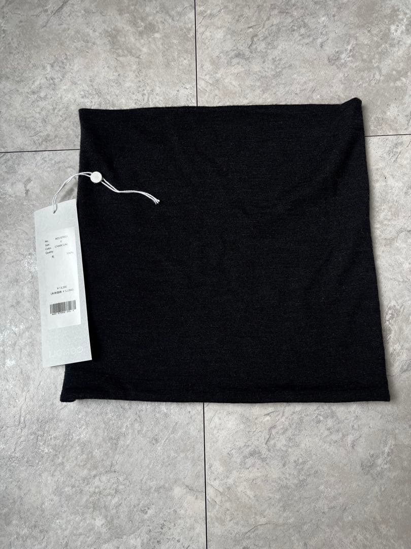 comoli 24aw ウール天竺ネックウォーマー