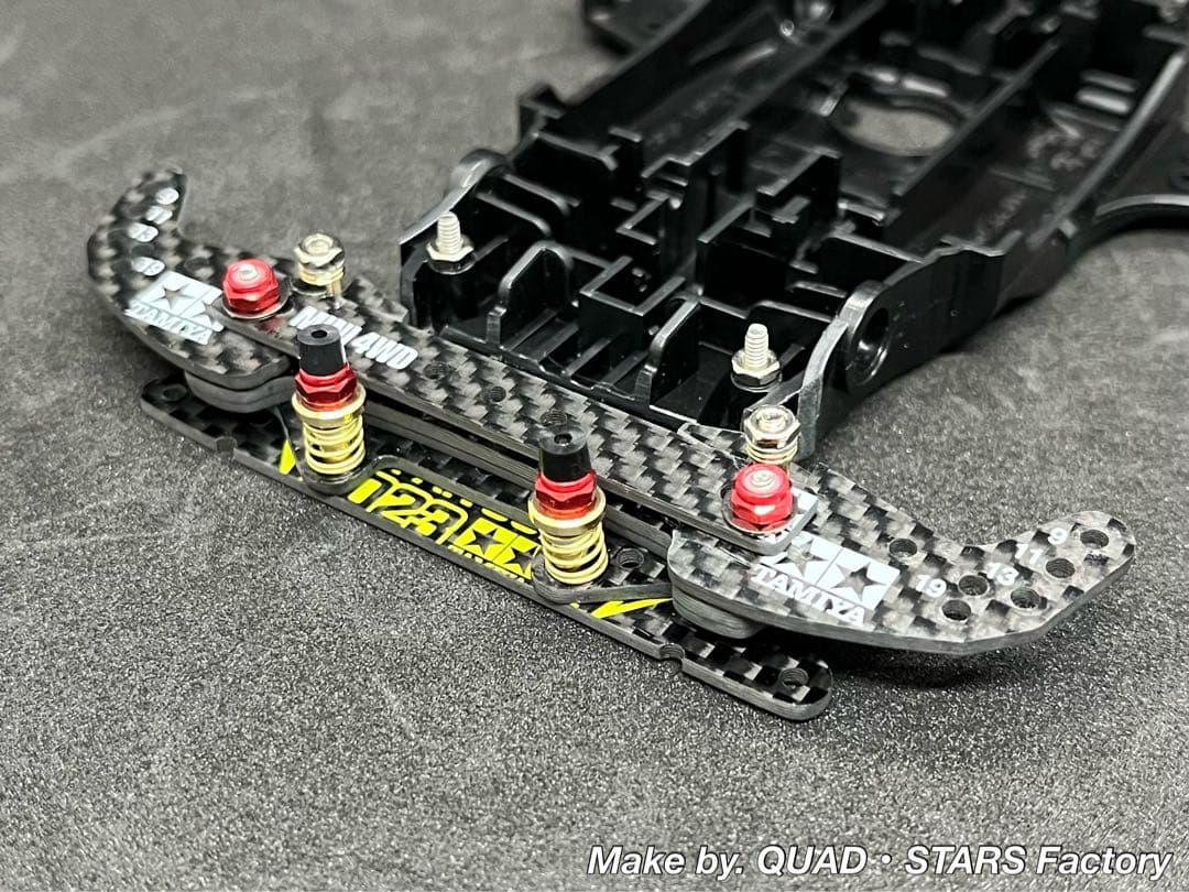 【ミニ四駆・MA用】2軸ATピボットバンパー　J-CUP2023／フルカーボン