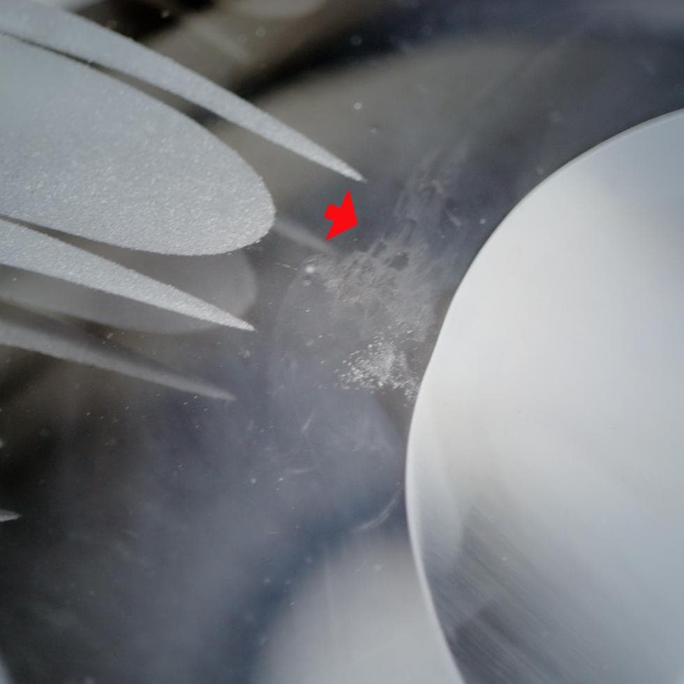 岩田藤七 手吹き サンドブラスト ストライプ 大鉢 30cm