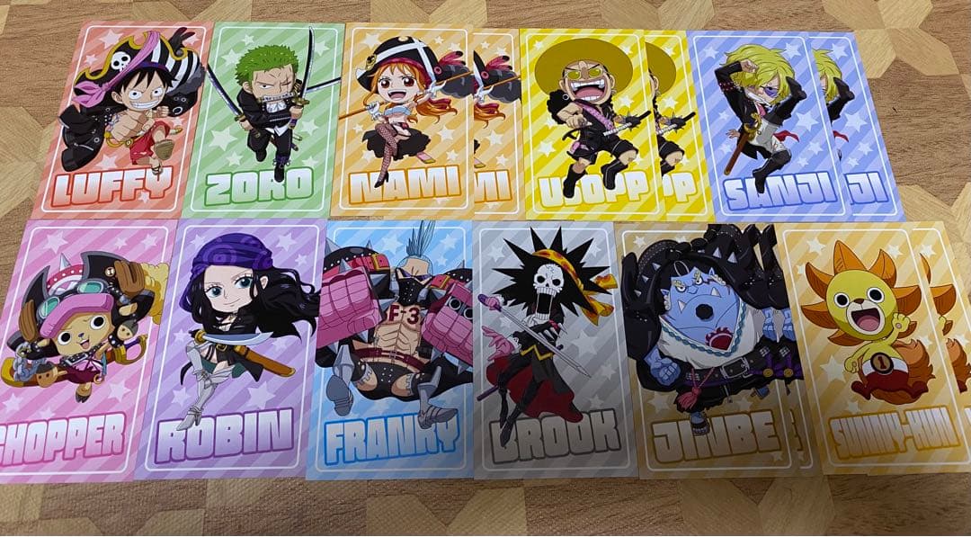 ONEPIECE filmRED 円盤 ミニイラストカード