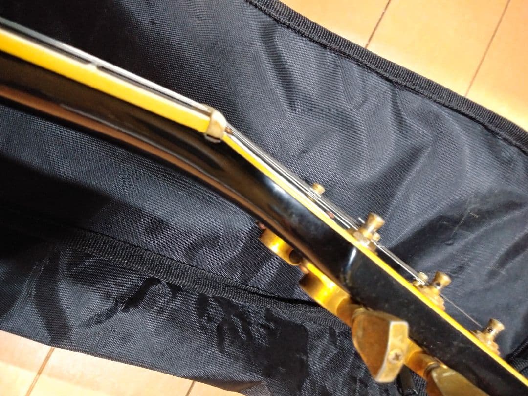 難あり　Burny バーニー　レスポールカスタムタイプ　イナズマインレイ