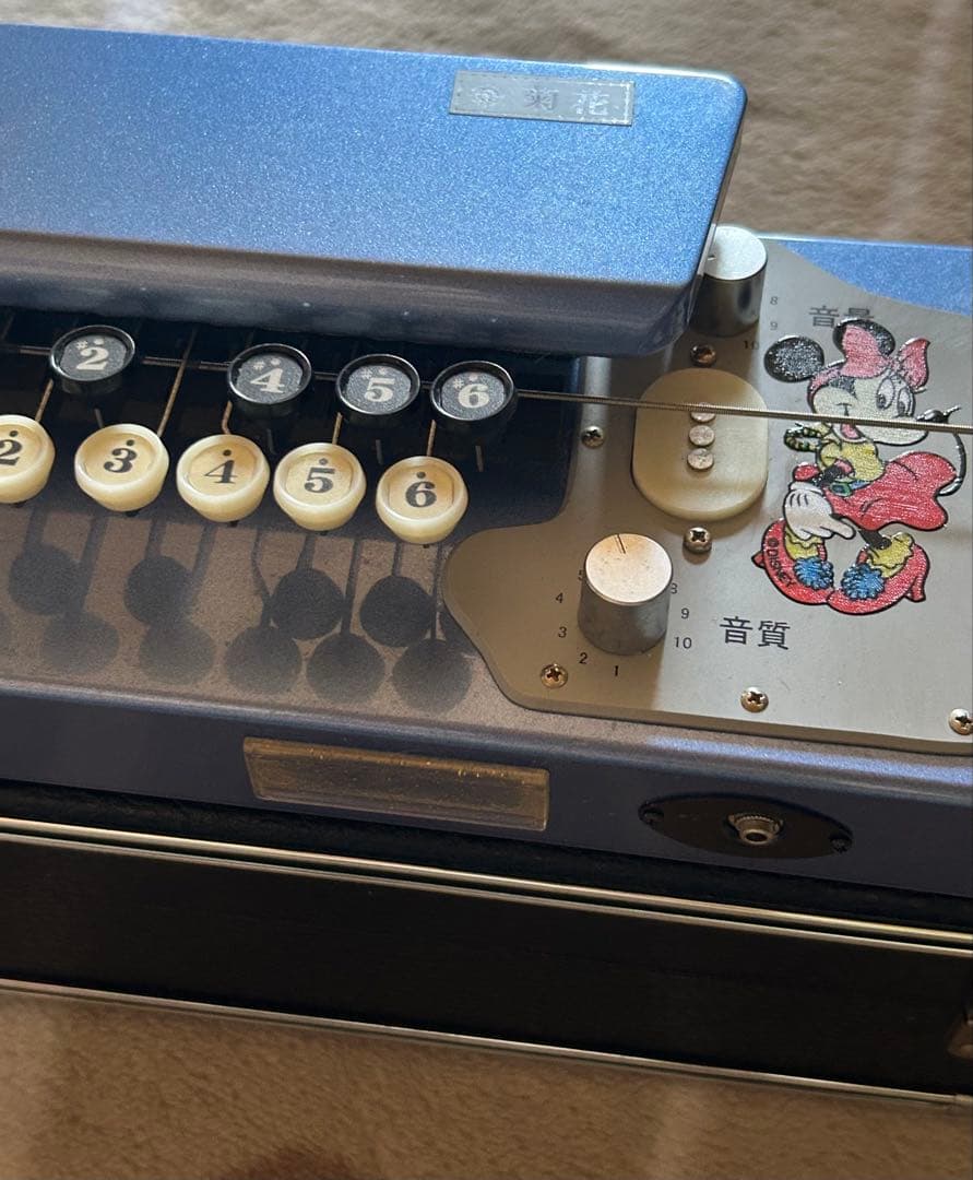 大正琴 菊花　電子琴 エレキ ハードケース付　琴伝流