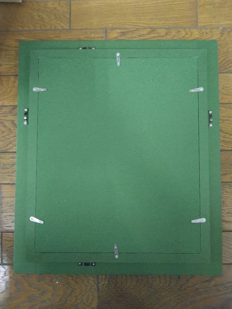 アンティークブルー油彩額縁 F3油絵額縁