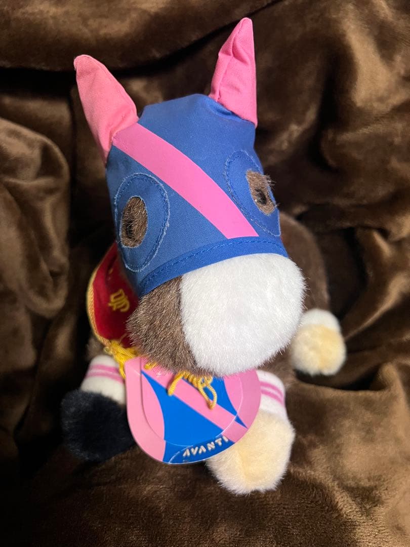 稀少 美品 メイショウドトウ ぬいぐるみ アイドルホースAVANTIオールカマー