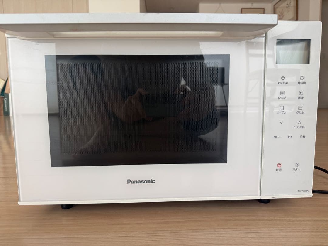 Panasonic 単機能電子レンジ ホワイト