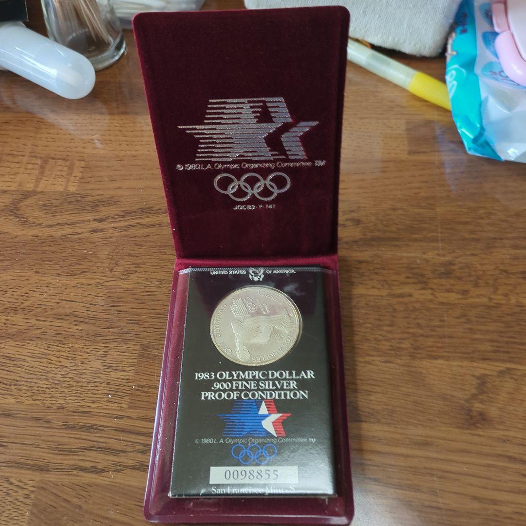 1983年ロス五輪 プルーフ記念銀貨