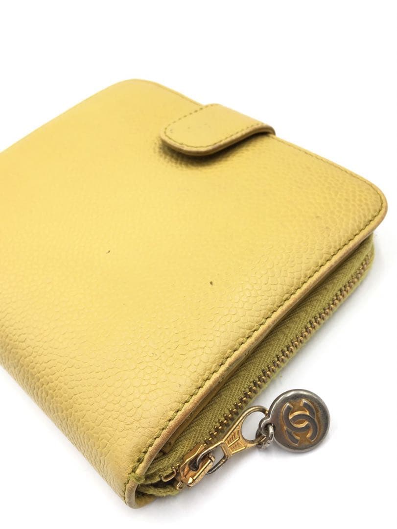 シャネル　キャビアスキン　財布