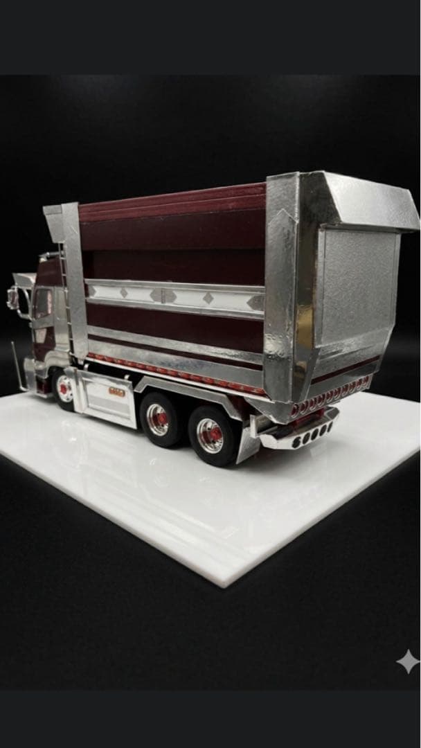 プロフィア、デカ箱ダンプ、デコトラ、完成品1／32