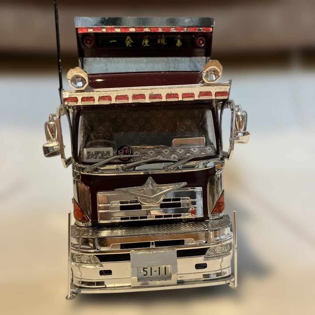 プロフィア、デカ箱ダンプ、デコトラ、完成品1／32