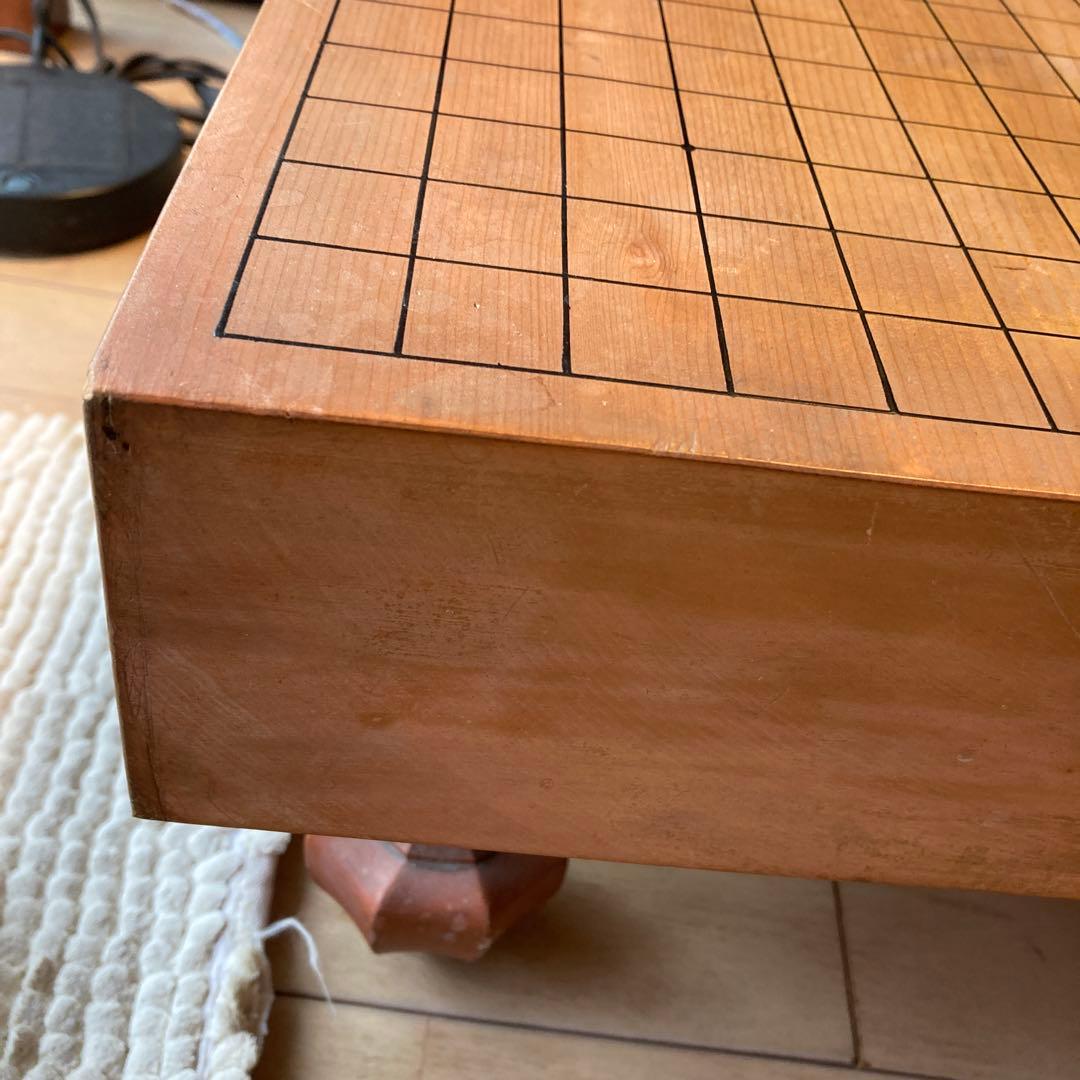 碁盤と碁石　一式セット　ビンテージ　昭和初期　那智黒　本蛤白