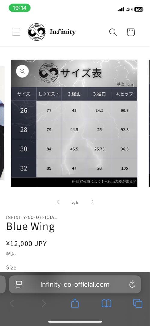 Infinity Blue Wing サーフパンツ　フィジーク　上里譲　26