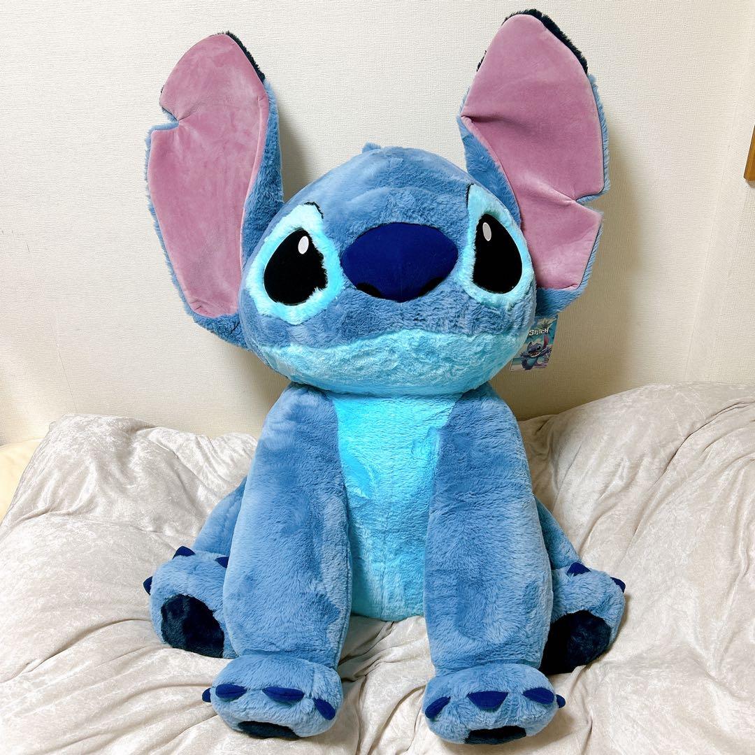 新品　コストコ　スティッチ ディズニー　特大　ぬいぐるみ ブランケット