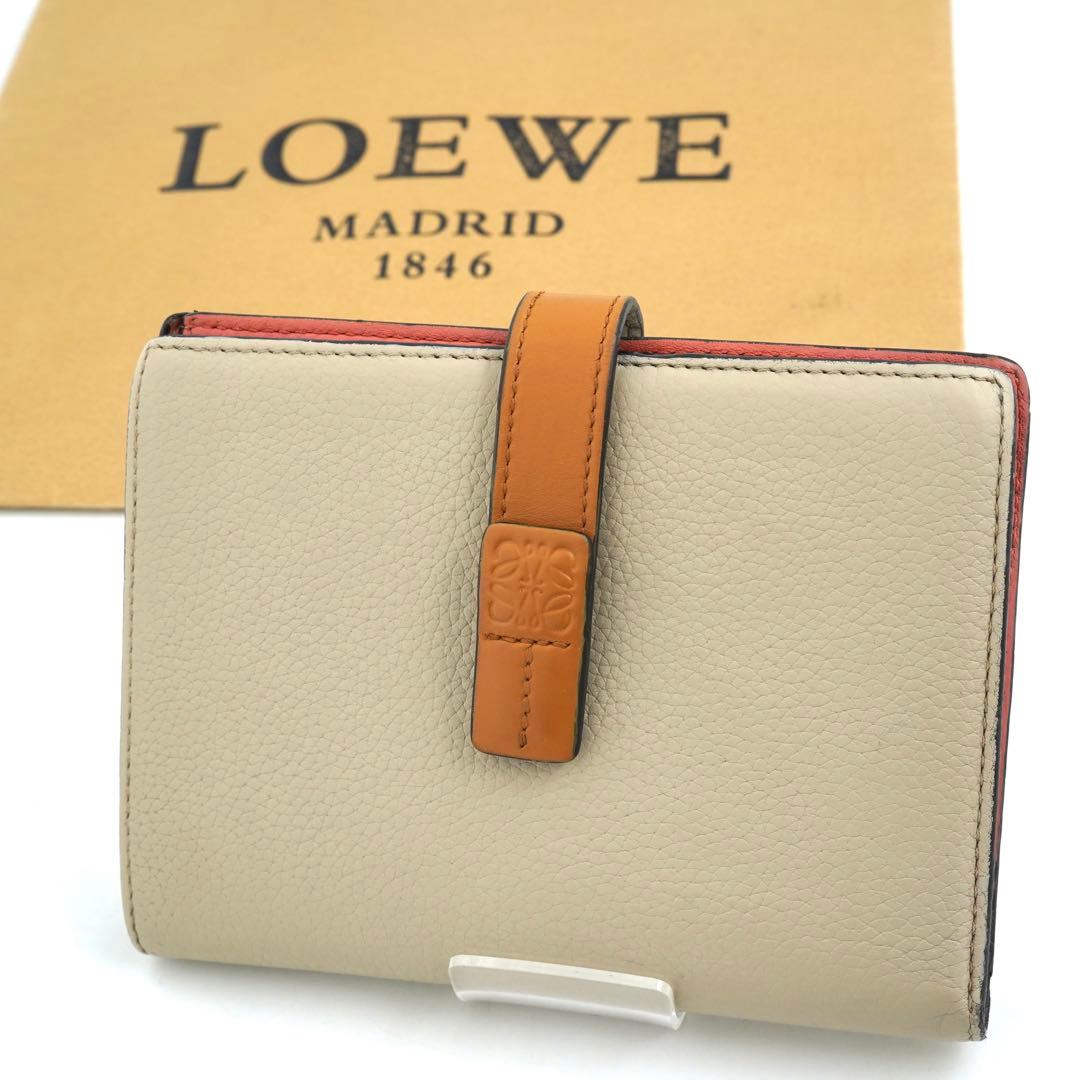 ✨未使用展示品✨　LOEWE ミニ財布　バーティカル　アナグラム　アマソナ