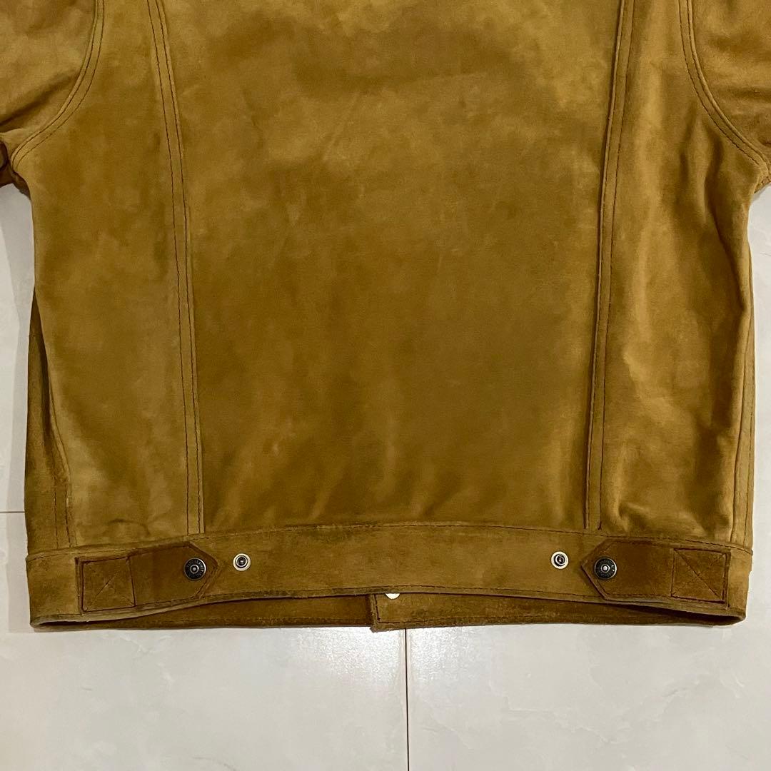 【希少サイズ40】AERO LEATHER スエード トラッカージャケット