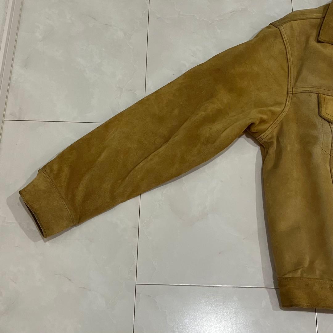 【希少サイズ40】AERO LEATHER スエード トラッカージャケット