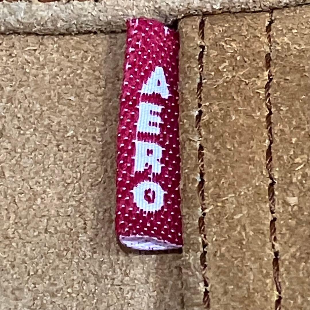 【希少サイズ40】AERO LEATHER スエード トラッカージャケット