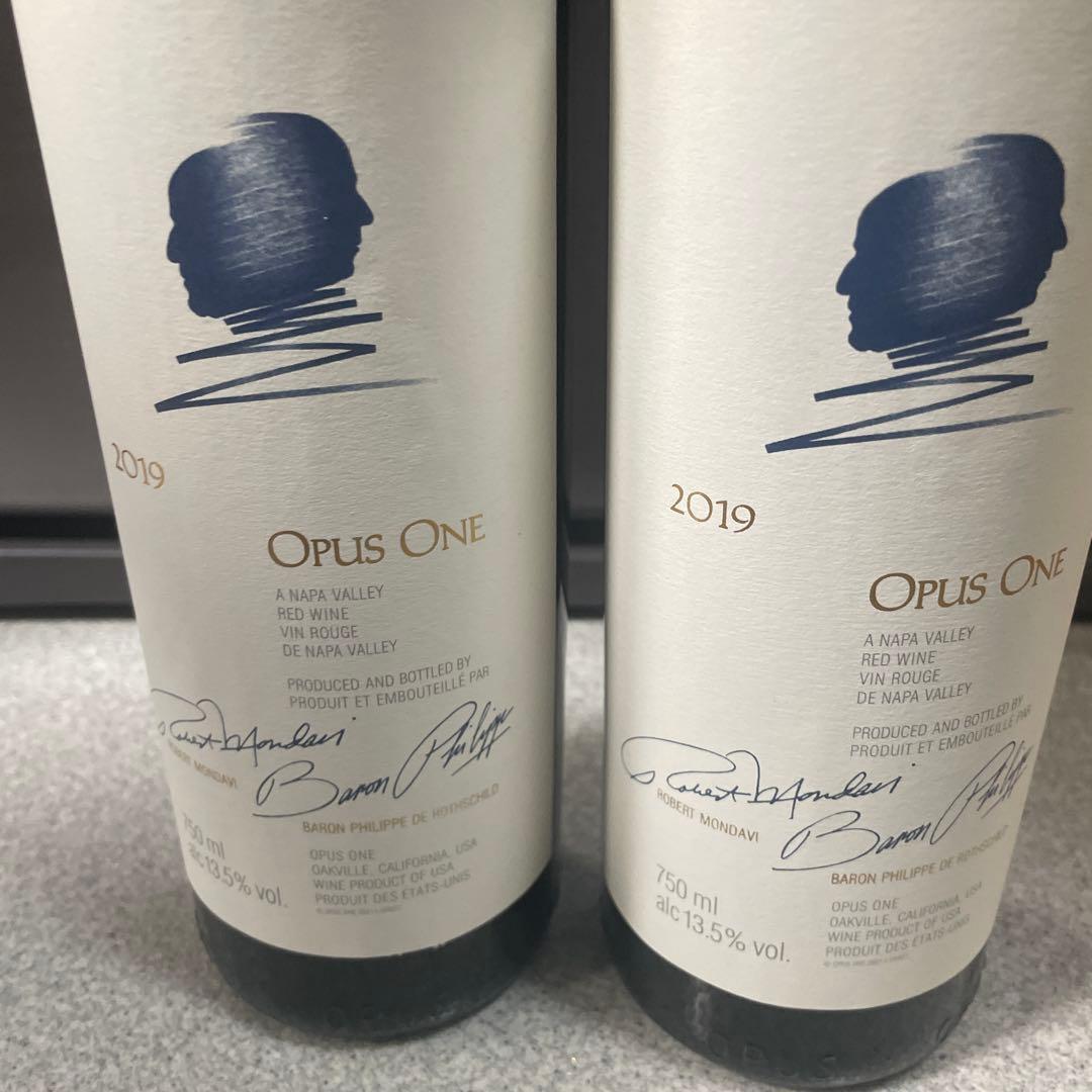 2本 750ml Opus One オーパスワン 2019 750ml(15）