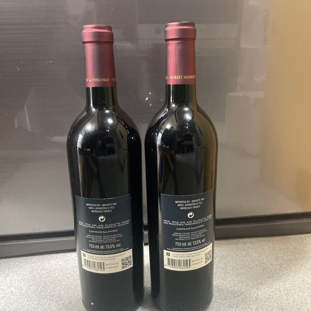 2本 750ml Opus One オーパスワン 2019 750ml(15）