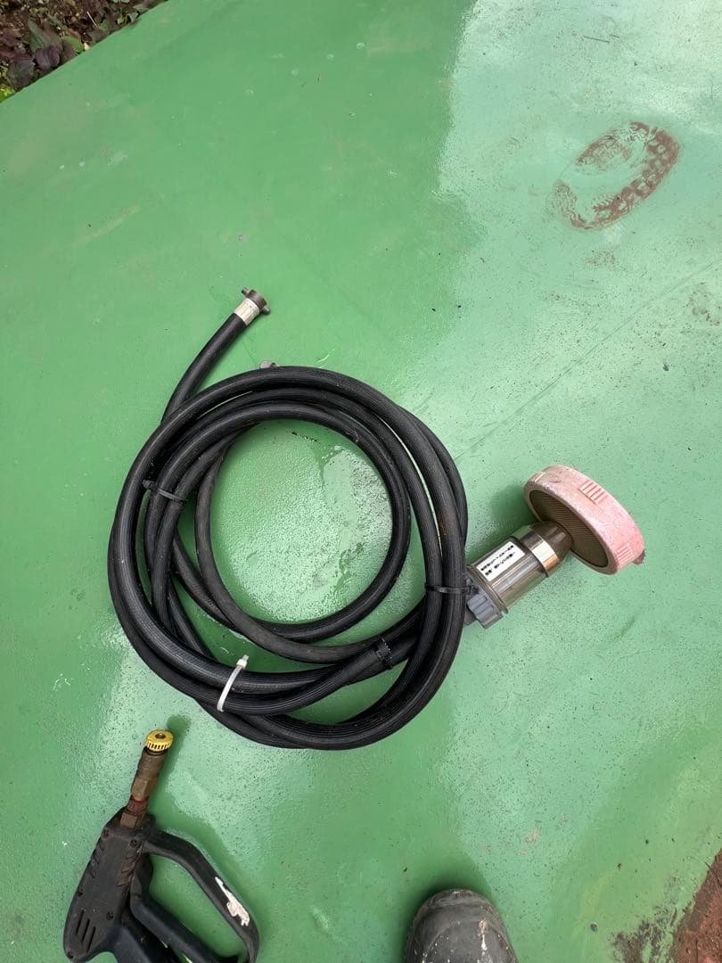 高圧洗浄機 エンジン駆動 コンパクト 青