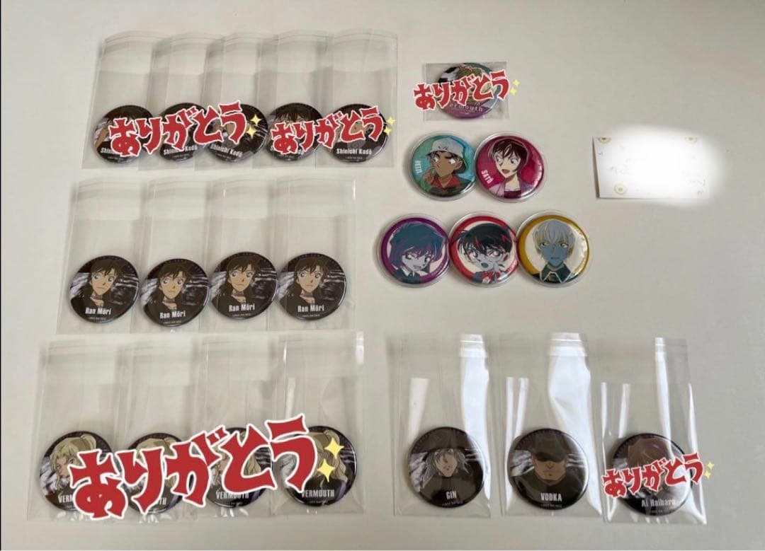 劇場版 名探偵コナン 黒鉄の魚影 キャラバッジ 缶バッジ