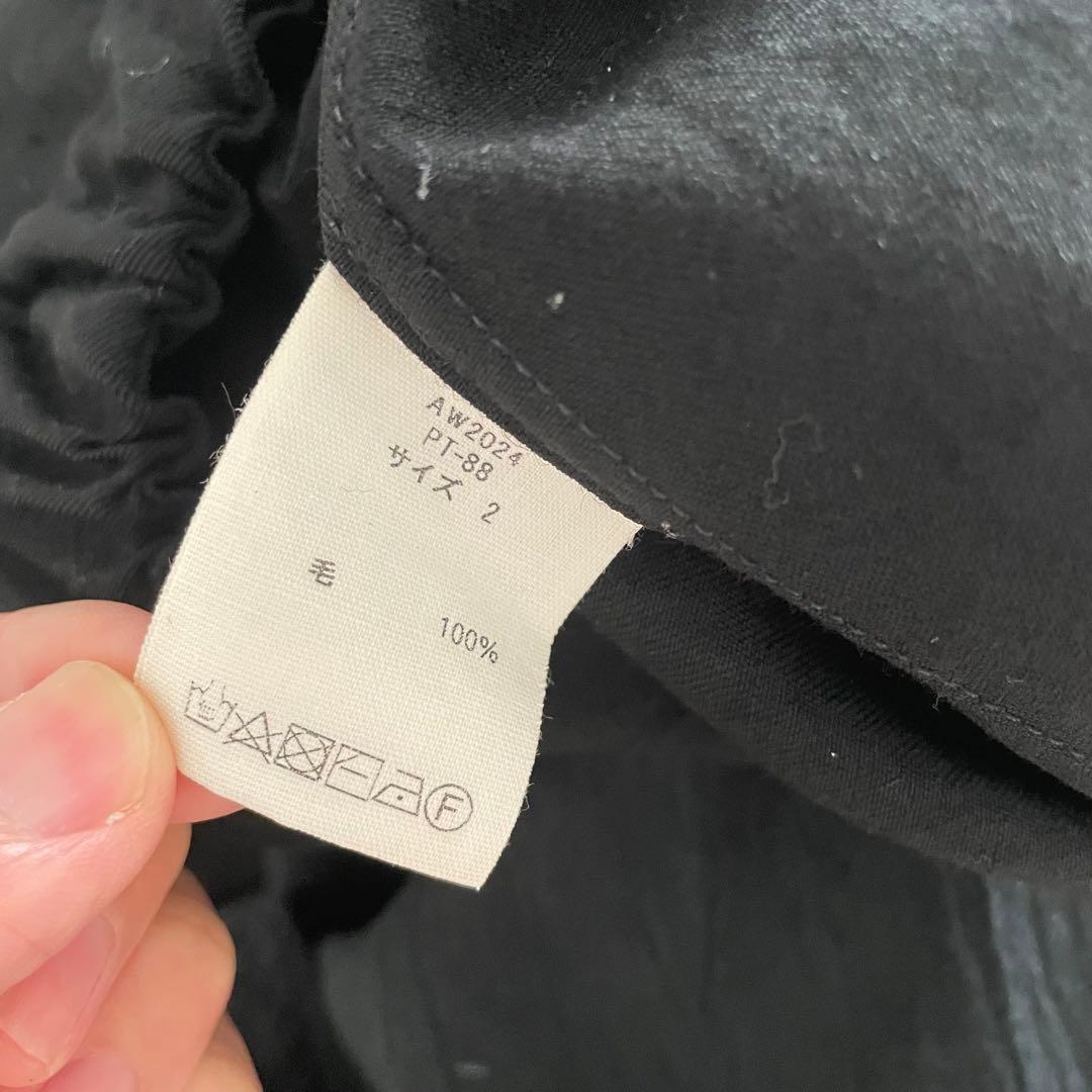 mittan エアータンブルウールパンツ　黒