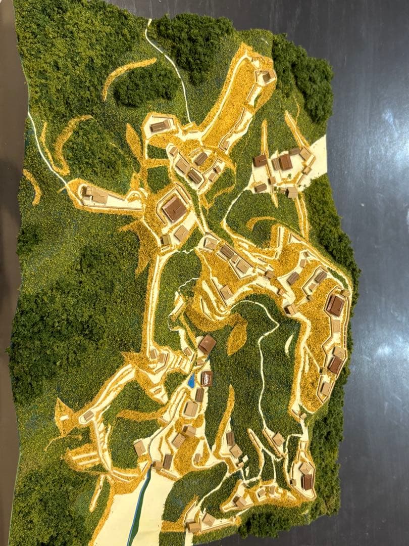 城ラマ　高天神城　ジオラマ模型